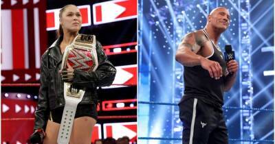 Dwayne Johnson - Brock Lesnar - Becky Lynch - Ronda Rousey - Charlotte Flair - Dwayne Johnson: WWE's WrestleMania 39 plans for The Rock & Ronda Rousey have been leaked - givemesport.com