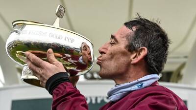 Willie Mullins - Gordon Elliott - Davy Russell - Elliott and Russell plunder Gold Cup with 18/1 shot Conflated - rte.ie - Ireland - county King George -  Dublin -  Leopardstown - county Power
