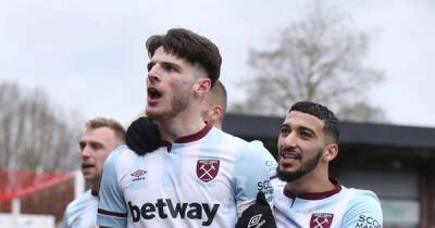 David Moyes - Scott Mactominay - Jarrod Bowen - Man Utd told they've missed chance to land Declan Rice for "cheap" £100m transfer fee - msn.com - Manchester - county Rice