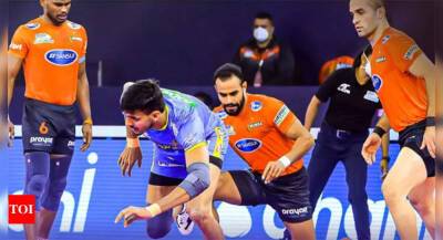PKL: U Mumba beat Tamil Thalaivas to improve playoff chances - timesofindia.indiatimes.com -  Mumbai