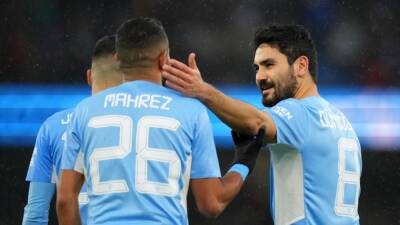 Fabio Carvalho - Milan V (V) - Pep Guardiola - Ilkay Gundogan - Manchester City boss Pep Guardiola praises Mahrez's 'special quality' after winger grabs brace in FA Cup win over Fulham - eurosport.com - Manchester - Spain - Beijing - Algeria