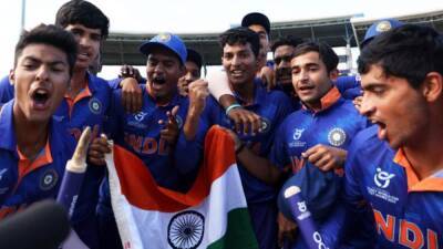 Yash Dhull - Vivian Richards - ICC U19 Cricket World Cup 2022: India Beat England By 4 Wickets In Final To Win Record-Extending 5th Title - sports.ndtv.com - India