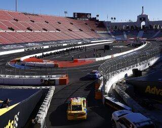 Kyle Larson - Denny Hamlin - Chase Elliott - Kevin Harvick - Chase Briscoe - Kyle Busch - Ryan Blaney - Chase Elliott fastest in Clash at the Coliseum opening practice; Kevin Harvick second - nbcsports.com - Los Angeles