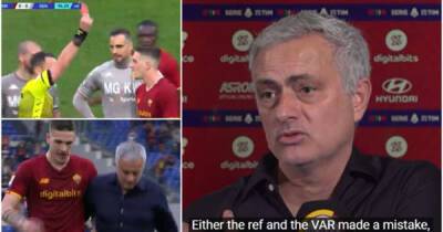 Irate Jose Mourinho fumes at officials after crazy ending to Roma's 0-0 draw vs Genoa