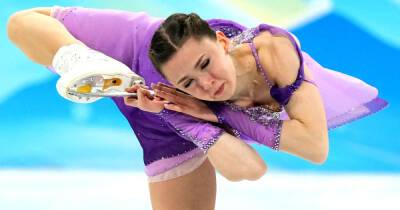 Olympics-Figure skating-Valieva shines as Russians roll into team event lead