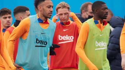 Ferran Torres - Mikel Arteta - Atletico Madrid - Aubameyang trains with Barcelona ahead of possible Camp Nou debut - in pictures - thenationalnews.com - France - Cameroon - Madrid - Gabon