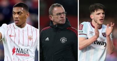 Manchester United transfer news LIVE Anthony Martial debut, Declan Rice latest, Burnley team news