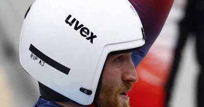 Olympics-Luge-Briton Staudinger wears helmet tribute to mentor