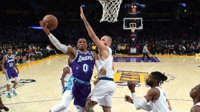 Los Angeles Lakers' Russell Westbrook on getting benched for OT - All that matters is we won