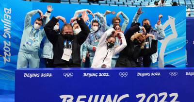 Kamila Valieva - Anna Shcherbakova - Alexandra Trusova - Olympics-Figure skating-Valieva wows rivals and team mates alike in Olympic debut - msn.com - Russia - Beijing