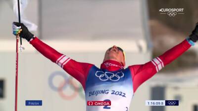 Winter Olympics 2022 - Alexander Bolshunov coasts to gold in men's 30km skiathlon with 70 second lead