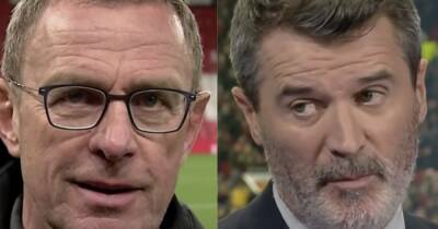 Roy Keane agrees with Ralf Rangnick about Manchester United's biggest problem
