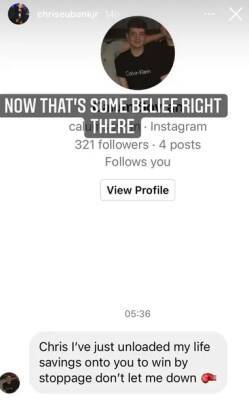 Chris Eubank-Junior - Liam Williams - Punter Bets 'Life Savings' On Chris Eubank Jr To Win By Stoppage, Fight Goes The Distance - sportbible.com