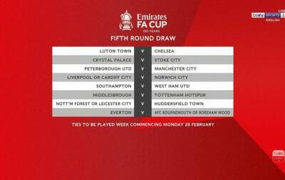 Man City, Chelsea, Spurs get favourable FA Cup draws - beinsports.com - Manchester -  Leicester - county Forest -  Luton -  Cardiff -  Man