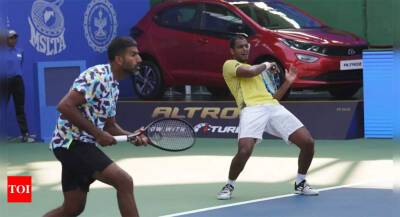 Rohan Bopanna-Ramkumar Ramanathan lift Tata Open trophy - timesofindia.indiatimes.com - Australia - India - county Smith - county Patrick