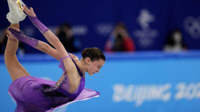 Kamila Valieva sends Russians into Olympic team figure skating lead