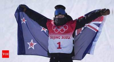 Mikaela Shiffrin - Aleksander Aamodt Kilde - Tess Coady - New Zealand win historic Winter Olympics gold but pandas run out - timesofindia.indiatimes.com - Usa - Australia - Norway - China - New Zealand