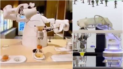 Winter Olympics 2022: Robot army serving drinks, coffee and making food in Beijing is fascinating - givemesport.com - China - Beijing