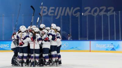 U.S. women's hockey team routs Switzerland ahead of showdown against Canada