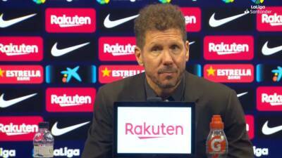 La frase menos esperada de Simeone que indigna a los culés