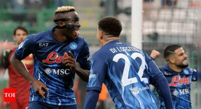 Inter Milan - Olivier Giroud - Luciano Spalletti - Victor Osimhen fires Napoli into heart of three-way Serie A title tussle - timesofindia.indiatimes.com - Nigeria