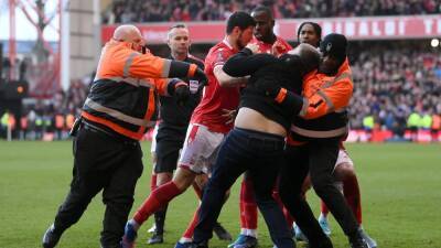 Man arrested over on-pitch incident at Nottingham Forest's FA Cup win over Leicester City