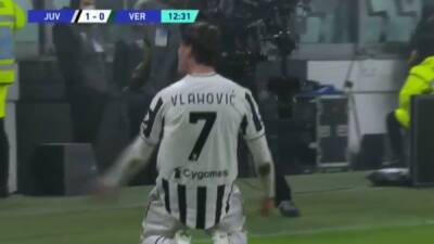Qué delantero más descomunal es Vlahovic: primer partido con la Juve, primer golazo
