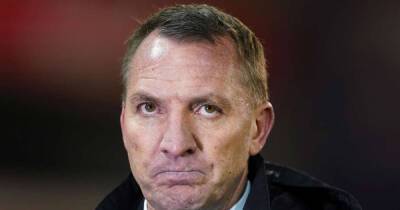 Brendan Rodgers - Brennan Johnson - Philip Zinckernagel - Ryan Yates - Youri Tielemans - Joe Worrall - Brendan Rodgers apologises to Leicester fans for ‘embarrassing’ defeat - msn.com - Manchester -  Leicester -  Huddersfield