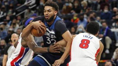 Towns scores 24 points, Timberwolves beat Pistons 118-105