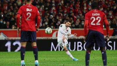 Messi on target as PSG thump Lille in Ligue 1