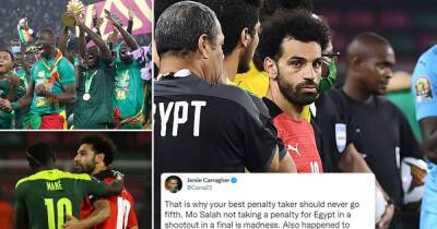 Mo Salah - Mohamed Salah - Jamie Carragher - Dietmar Hamann - Jamie Carragher slams Mo Salah penalty decision in AFCON final - msn.com - Spain - Portugal - Egypt - Cameroon - Senegal -  Istanbul