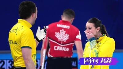 Australian curlers Tahli Gill and Dean Hewitt end Winter Olympics on a high with ‘upset of the tournament’