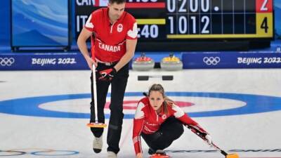 John Morris - Canada's Homan, Morris' medal hopes come to halt with extra end loss to Italy in mixed doubles curling - cbc.ca - Italy - Canada - Beijing -  Ottawa