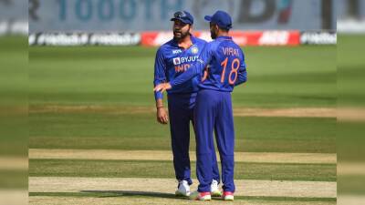 Virat Kohli - Rohit Sharma - Fabian Allen - Watch: How Virat Kohli Persuaded Captain Rohit Sharma To Take DRS In India's 1st ODI vs West Indies - sports.ndtv.com - India -  Ahmedabad