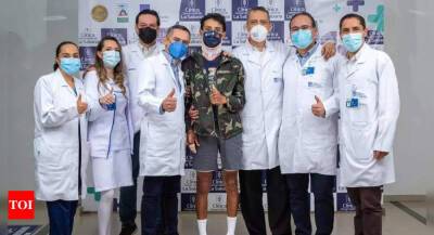 Tour De-France - Ineos Grenadiers - After five operations and 'almost dying', cyclist Egan Bernal leaves hospital - timesofindia.indiatimes.com - France