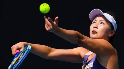 Zhang Gaoli - Peng Shuai - Thomas Bach - Chinese tennis player Peng Shuai attends Winter Olympics and denies she made a sexual assault allegation - abc.net.au - France - Norway - China - Beijing