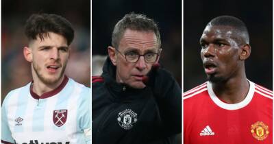 Manchester United transfer news LIVE plus Paul Pogba contract latest and Declan Rice updates