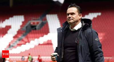 Daley Blind - Marc Overmars - Ajax director Marc Overmars quits over 'inappropriate messages' to female colleagues - timesofindia.indiatimes.com - Manchester - Netherlands -  Amsterdam