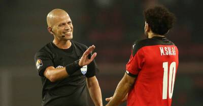 Watch: Mohamed Salah sarcastically offered whistle by AFCON ref