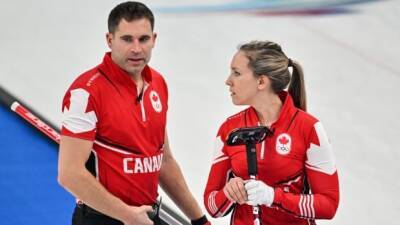 Canadian curlers Homan and Morris on the wrong side of a millimetre at Beijing Olympics