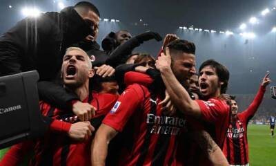 Franck Kessie - Fernando Torres - Gonzalo Higuain - Stefano Pioli - Ante Rebic - Giroud shrugs off shirt curse to put Milan on cloud nine in derby victory - theguardian.com