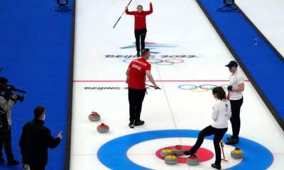 Bruce Mouat - Jennifer Dodds - Britain’s Dodds and Mouat denied by Norway in mixed doubles curling semi - theguardian.com - Britain - Sweden - Norway - county Centre