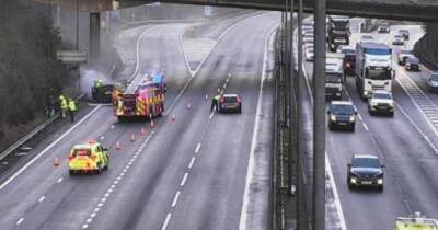 Live updates as M4 in Newport blocked due to fire and broken down vehicle - walesonline.co.uk - county Newport