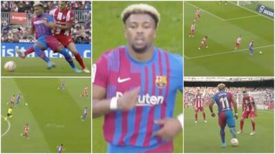 Adama Traore: Barcelona star's highlights from debut v Atletico Madrid are superb