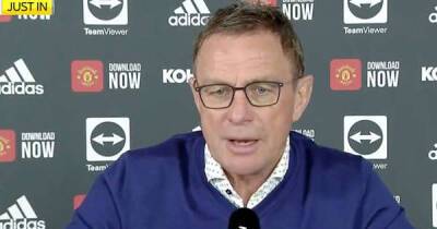 Ralf Rangnick finds "two faults" in Man Utd team amid calls for summer overhaul