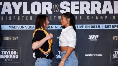 Taylor and Serrano divided on three-minute rounds