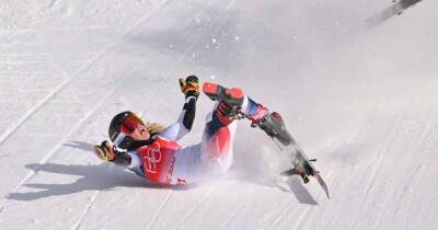 Team USA skier Nina O’Brien recovering from harrowing crash near finish line of giant slalom race
