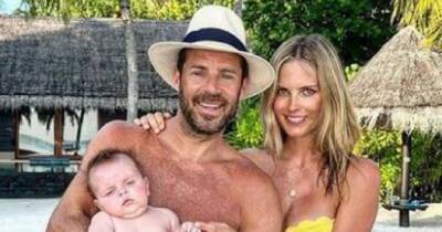 Jamie Redknapp's wife looks 'amazing' on honeymoon just weeks after giving birth