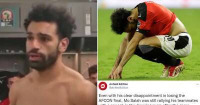 Mohamed Salah's rallying cry to Egypt teammates after AFCON final