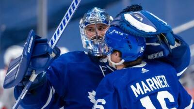 Mitch Marner - Frederik Andersen - Marner nets OT winner as Leafs beat 'Canes for sixth straight win - tsn.ca